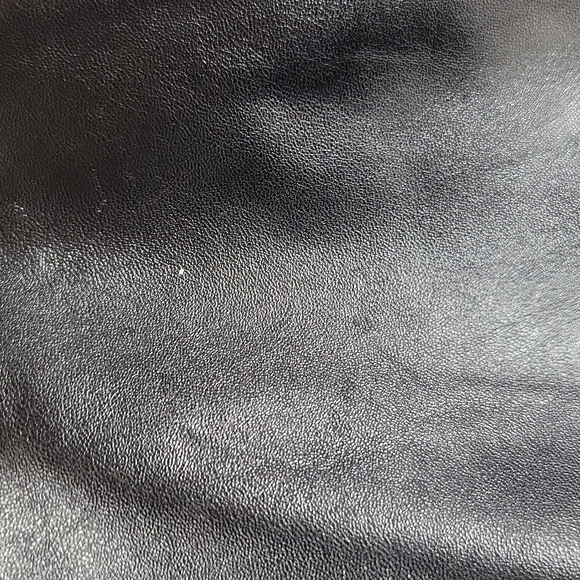 PRETTY LITTLE THINGS Black Faux Leather High Waisted Split Hem Leggings - Picture 14 of 14